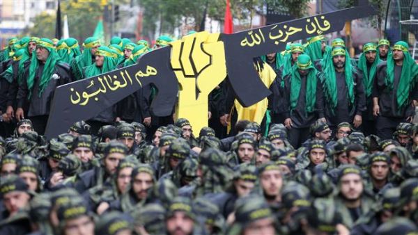 Members of Lebanon's movement Hezbollah parading during Ashura commemorations in a southern Beirut. (AFP/ File)