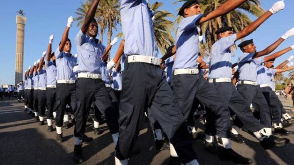 Libyan police cadets. (AFP/File) Libyan police cadets. (AFP/File)