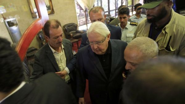 United Nations special envoy for Yemen Martin Griffiths (AFP)