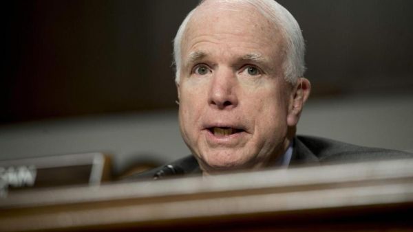 John McCain died on Saturday following a battle with brain cancer. He was 81. (File Photo/AFP)