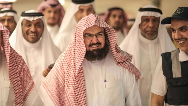 The Imam of Mecca’s Grand Mosque, Abdul Rahman Sudais had been under attack several times for his support to the Saudi government policies, including war on Yemen. (AFP/File Photo)
