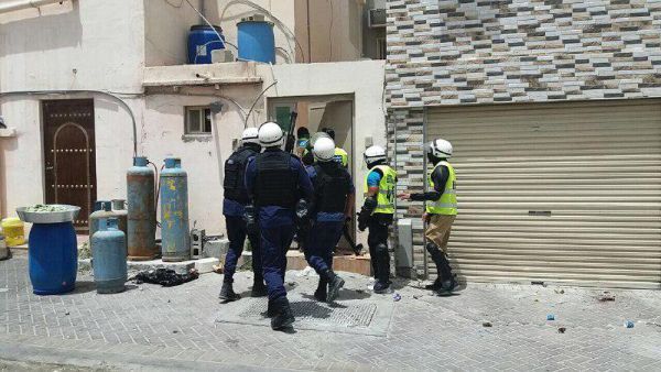 Security raids included citizens’ houses in Diraz (Twitter)