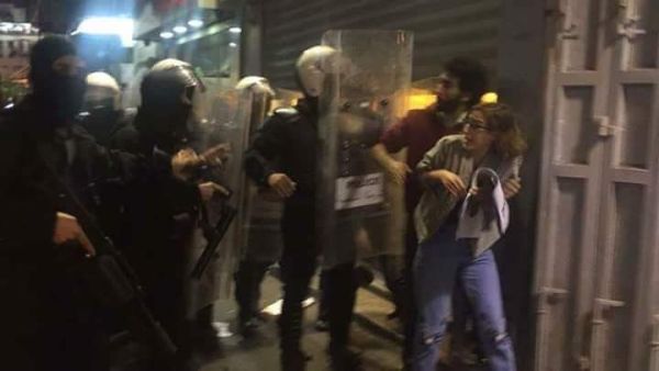 Palestinians protested the punitive measures imposed on Gaza by Palestine Authority. (Twitter)