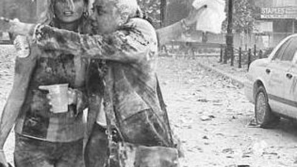 Woman in iconic dust-covered 9/11 photo (Twitter)
