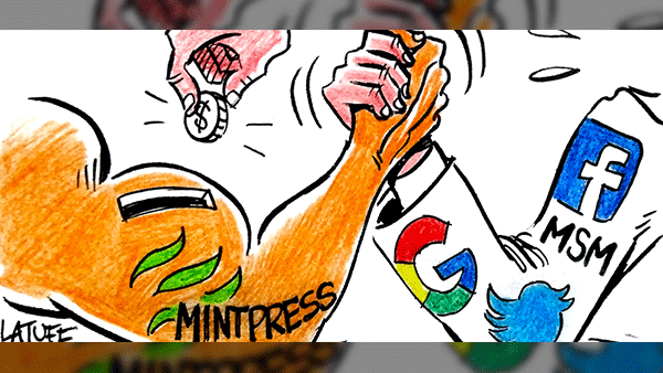 Facebook and Google are being accused by Mintpress News platform of censoring their content. (Courtesy: Carlos Lattuf to Mintpress)