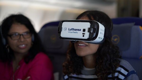 Lufthansa's new In-flight VR prototype. Lufthansa's new In-flight VR prototype.