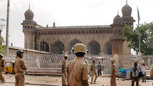 Mecca Masjid in Hyderabad India (AFP/ File Photo)