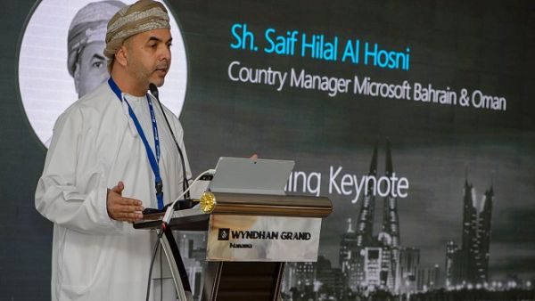 Sh. Saif Hilal Al Hosni, General Manager Microsoft for Bahrain & Oman.