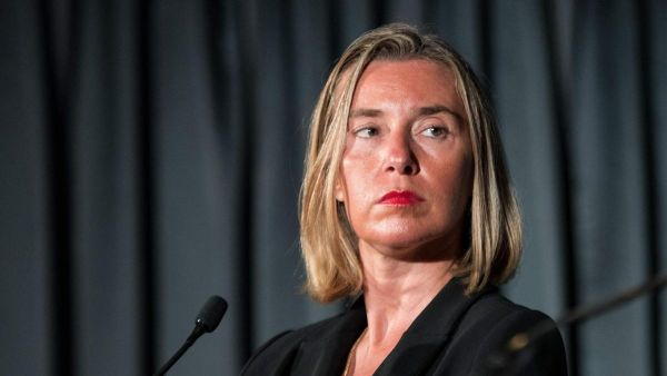 European Union foreign policy chief Federica Mogherini has sought to maintain links with Iran. (AFP/ File)