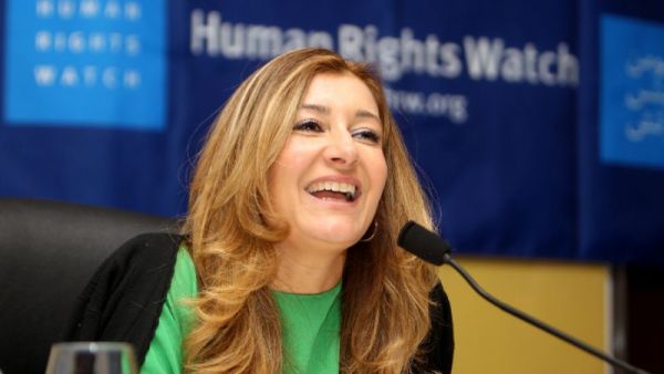Sarah Leah Whitson is the HRW's Middle East and North Africa director. (AFP /Karim Jaafar)
