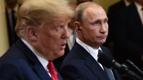Trump and Putin in Helsinki. (AFP/ File Photo)