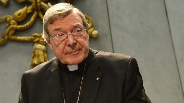 Australian Cardinal George Pell looks on as he makes a statement at the Holy See Press Office in the Vatican City. (AFP/ File Photo)