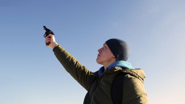 A Lebanese NGO launch of an annual competition for creative work calling attention to the cause of stray bullets. (Shutterstock)