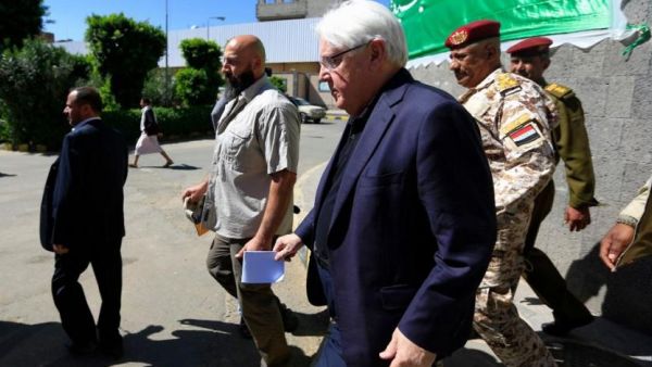 UN special envoy to Yemen Martin Griffiths. (AFP)