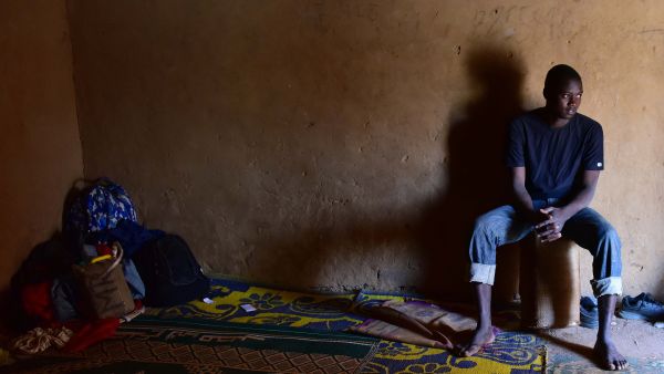 A migrant from West Africa waits in Niger before setting out for Europe via Libya. (AFP/Issouf Sanogo)