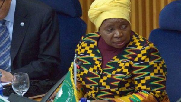 رئيسة مفوضية الاتحاد الأفريقي، دلاميني زوما