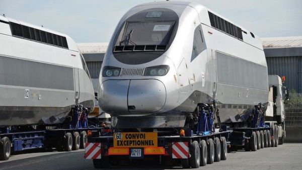 The new trains can reach speeds of 321 km per hour. (AFP)