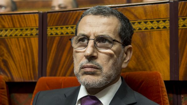 Moroccan Prime Minister Saad-Eddine El Othmani at a meeting in parliament, Rabat, April 19 2017. (AFP/Fadel Senna)