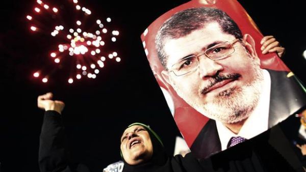 The five convicted men were arrested by Egyptian security forces during pro-Morsi demonstrations in the Egyptian city of Alexandria last August. (AFP/File)