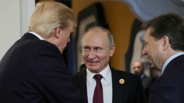  U.S. President Donald Trump and Russian President Vladimir Putin (Twitter)