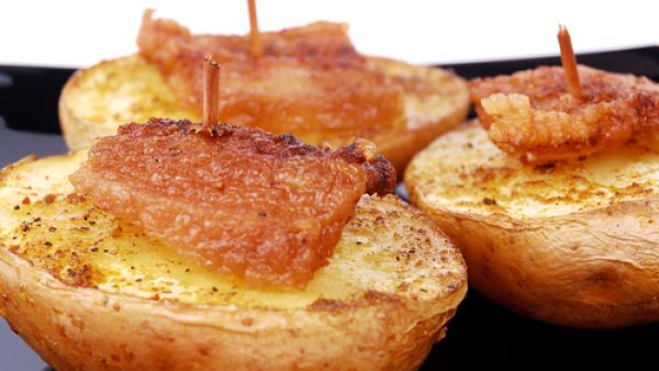 شوربة البطاطس المخبوزة