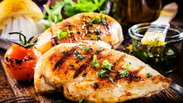 دجاج مشوي بالأعشاب