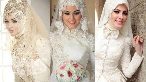 مجموعة من فساتين الزفاف للمحجبات لتكوني أجمل عروس في العيد