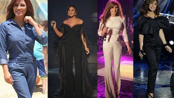 نجوى كرم اختارت الجمبسوت لإطلالاتها بشكل متزايد في الفترة الأخيرة