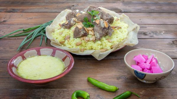 طريقة عمل منسف على الطريقة الأردنية