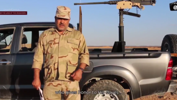 A soldier in The New Syrian Army (Twitter)