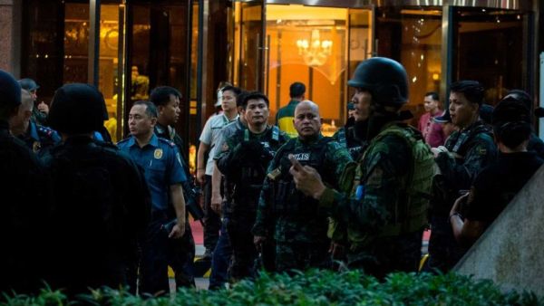 Early Friday, a gunman armed with a rifle went on a rampage at a casino in Manila. (AFP)