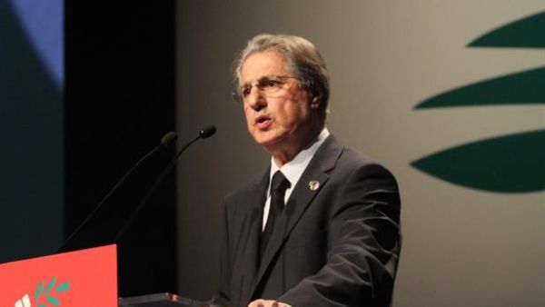 Former Kataeb party leader Amin Gemayel. (AFP/File) Former Kataeb party leader Amin Gemayel. (AFP/File)