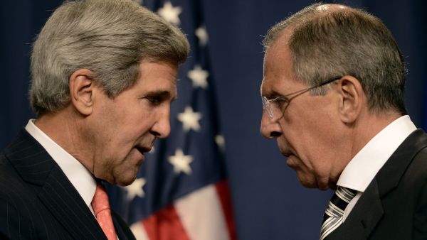 US Secretary of State John Kerry and his Russian counterpart Sergei Lavrov. (AFP/File)