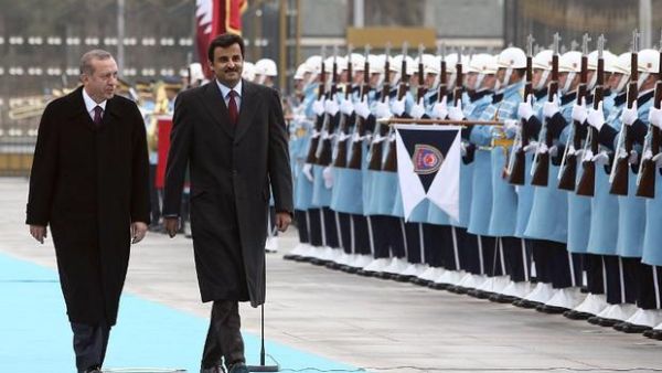 Qatari Crown Prince Sheikh Tamim bin Hamad bin Khalifa Al Thani and Turkish President Recep Tayyip Erdogan meet in Ankara in December 2014. (AFP/File) Qatari Crown Prince Sheikh Tamim bin Hamad bin Khalifa Al Thani and Turkish President Recep Tayyip Erdogan meet in Ankara in December 2014. (AFP/File)