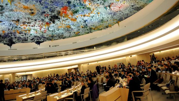 The United Nations Human Rights Council. (AFP/File) The United Nations Human Rights Council. (AFP/File)