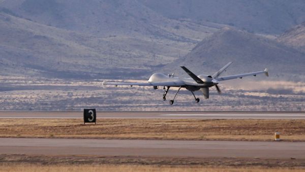 Drones patrolling Afghanistan’s mountainous terrain have become ubiquitous with America’s presence in the country. (AFP/Bonny Schoonakker)
