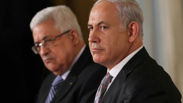 Mahmoud Abbas and Benyamin Netanyahu. (AFP/File) 