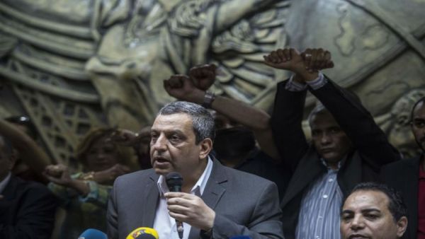 Egypt's Press Syndicate chief detained for 'harbouring journalists'. (AFP/File)