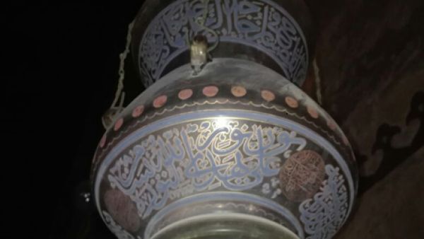 The verse on the lamps say: "Allah is the Light of the heavens and the earth. The example of His light is like a niche within which is a lamp." (Courtesy photo)