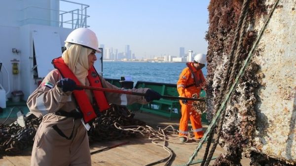 "Maritime is a sector commonly known to be dominated by men and it gives me great pride to demonstrate that women in the UAE are fully capable of not only working but excelling in any field with the support of our leadership" Rasti said. (Twitter/File)