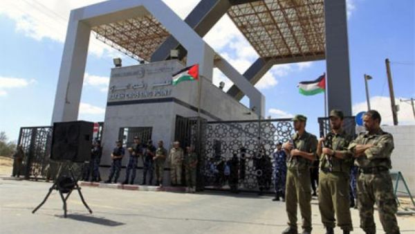 Guards posted at Rafah crossing to Gaza. (AFP/File)