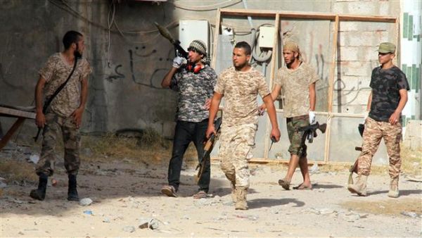 Forces loyal to Libya's UN-backed unity government patrol the city of Sirte during an operation to recapture the city from Daesh militants, June 12, 2016. (AFP/File)