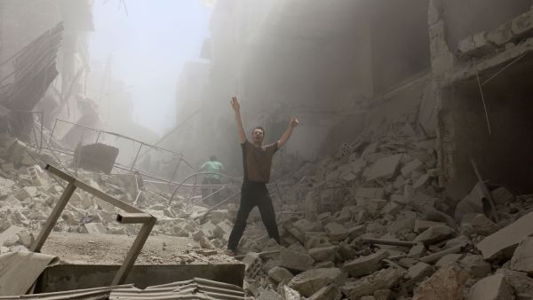 The situation in the city itself is dreadful. Hospitals have been hit by airstrikes; doctors have been killed or fled. The price of bread has doubled in the last few days and people have run out of vegetables. (AFP/File)