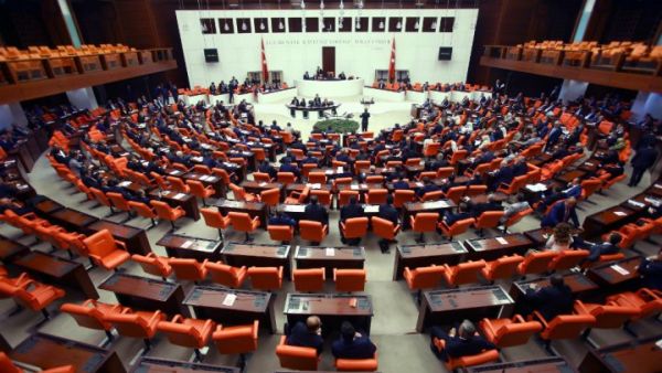 A photo taken on May 17, 2016 shows the Turkish Parliament in Ankara. (AFP/Adem Altan)