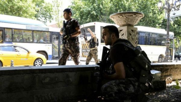 File photo of Turkish police officers operating in Ankara. (AFP/Ilyas Akengin)