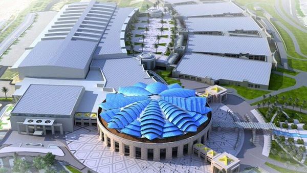 Located about 4 km from the Muscat International Airport, the new convention centre is part of Madinat Al Irfan Urban Development. (Twitter)