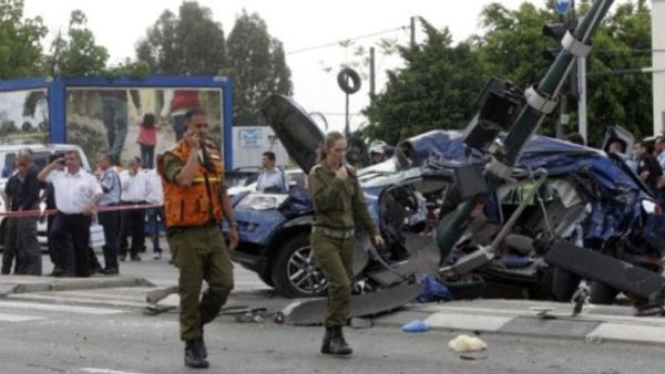 شاحنة يقودها شاب من فلسطيني الداخل اصطدمت بالعديد من السيارات والمارة في وسط تل ابيب