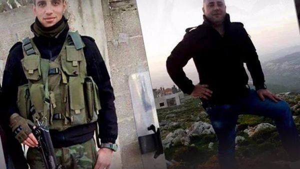 قتيلا الأجهزة الأمنية الفلسطينية في مدينة نابلس