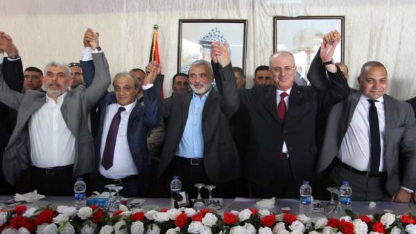 وزراء حكومة الوفاق تسلموا مهامهم في قطاع غزة يوم الثلاثاء الماضي