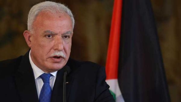 وزير الخارجية الفلسطيني، رياض المالكي